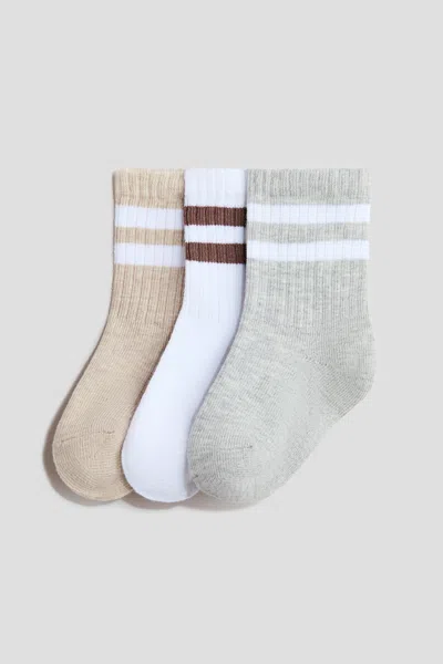 H&m Babies' 3-pack Socks In Multi