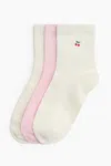 H&m 3-pack Socks In Multi