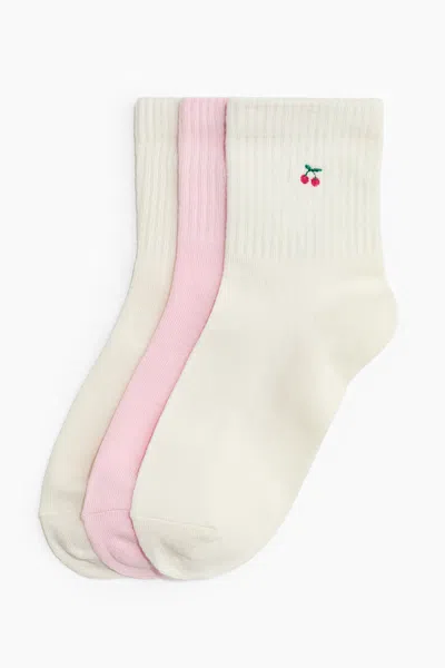 H&m 3-pack Socks In Multi