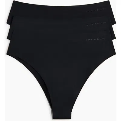 H&m 3-pack Sports Brazilian Briefs With Drymove In Black