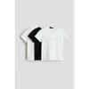 H&m Kids'  3-pack T-shirts In White