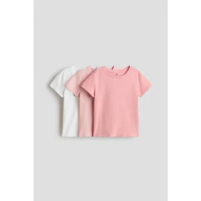 H&m Kids'  3-pack T-shirts In Multi