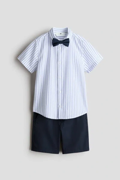 H&m Kids'  3-piece Dressy Set In Blue