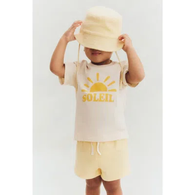 H&m Babies'  3-piece Jersey And Terry Set In Brown