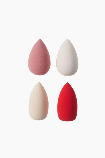 H&m 4-pack Mini Makeup Sponges In Dusty Pink