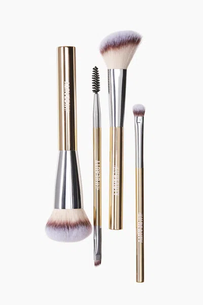 H&m 4-piece Makeup Brush Set In Multi