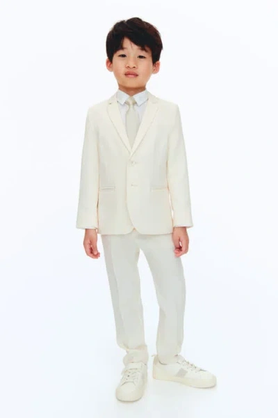 H&m Kids'  4-piece Suit Set In White