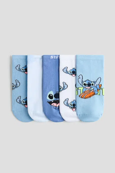 H&m Kids' 5-pack Ankle Socks In Multi