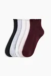 H&m 5-pack Ankle Socks In Multi