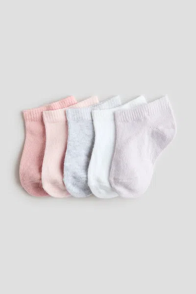 H&m Babies' 5-pack Ankle Socks In Multi