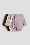 H&m 5-pack Bodysuits In Multi