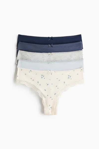 H&m 5-pack Brazilian Briefs In Multi