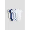 H&m Babies'  5-pack Cotton Bodysuits In Multi
