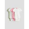 H&m Babies'  5-pack Cotton Bodysuits In Multi
