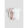 H&m Babies'  5-pack Cotton Bodysuits In Multi