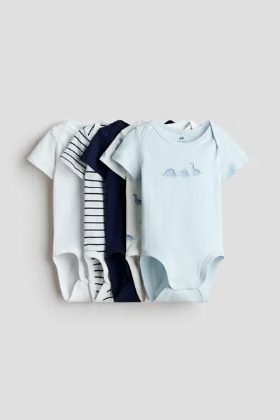 H&m Babies' 5-pack Cotton Bodysuits In Multi
