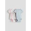 H&m 5-pack Cotton Bodysuits In Multi