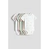 H&m Babies'  5-pack Cotton Bodysuits In Multi