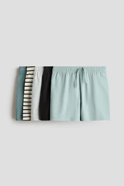 H&m Kids'  5-pack Cotton Jersey Shorts In Multi
