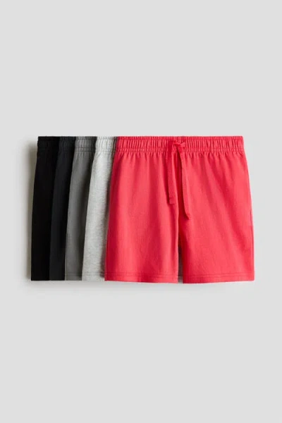 H&m Kids'  5-pack Cotton Jersey Shorts In Multi