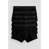 H&m 5-pack Trunks In Black