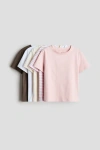 H&m Kids'  5-pack Cotton T-shirts In Multi