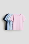 H&m Kids'  5-pack Cotton T-shirts In Multi