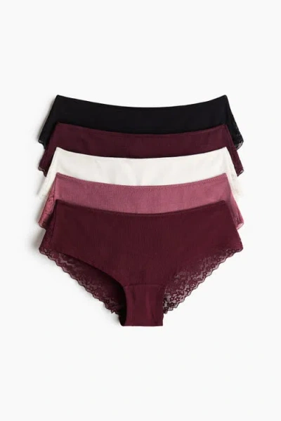 H&m 5-pack Hipster Briefs In Multi