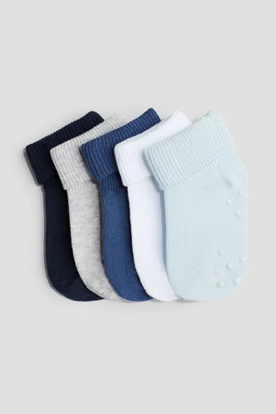 H&m Babies' 5-pack Non-slip Socks In Multi