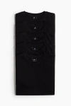 H&m 5-pack Regular Fit T-shirts In Multi