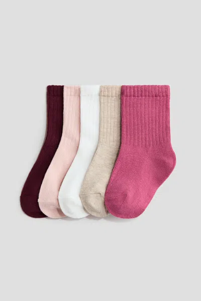 H&m Babies' 5-pack Socks In Multi
