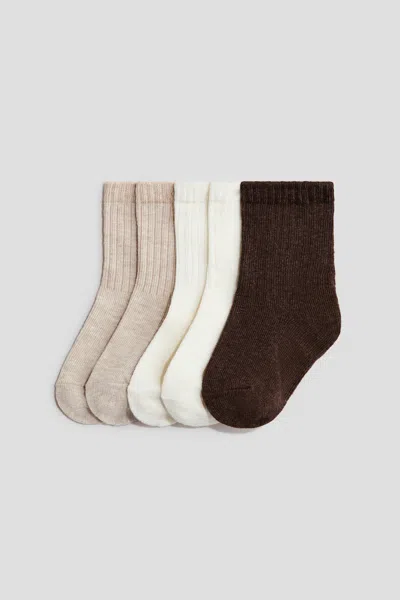 H&m Babies' 5-pack Socks In Multi
