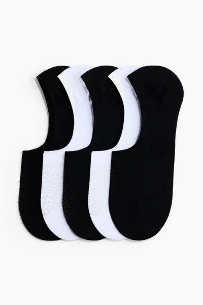 H&m 5-pack Sports Socks With Drymove In Black