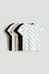 H&m Kids'  5-pack T-shirts In Multi