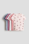 H&m Kids'  5-pack T-shirts In Multi