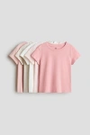 H&m Kids'  5-pack T-shirts In Multi