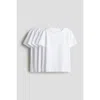 H&m Kids'  5-pack T-shirts In White