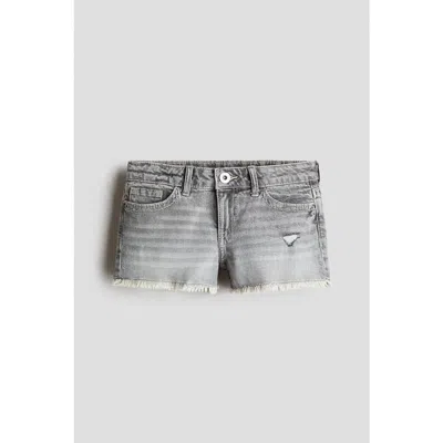 H&m Kids'  5-pocket Denim Shorts In Gray