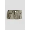 H&m Kids'  5-pocket Denim Shorts In Gray
