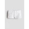 H&m Kids'  5-pocket Denim Shorts In White