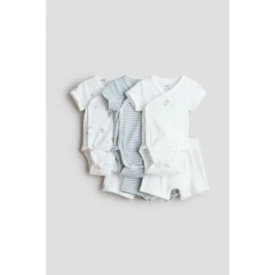 H&m Babies'  6-piece Jersey Set In Multi
