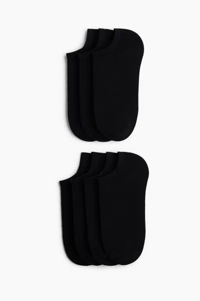 H&m 7-pack Ankle Socks In Black