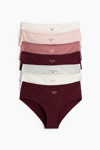 H&m 7-pack Hipster Briefs In Multi