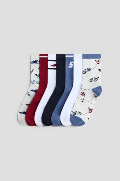 H&m Kids' 7-pack Socks In Blue
