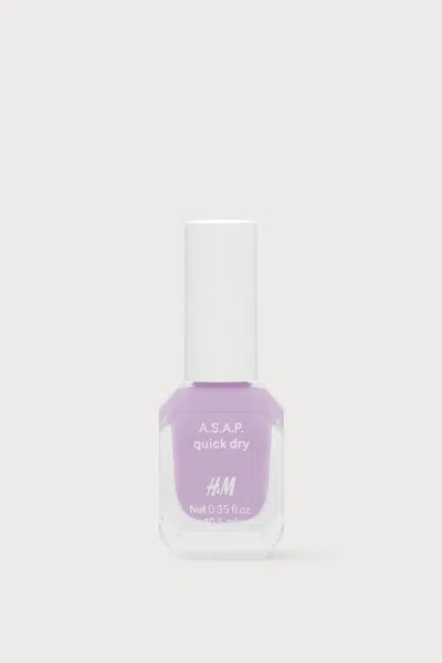 H&m A. S.a. P. Quick Dry Nail Polish In Purple