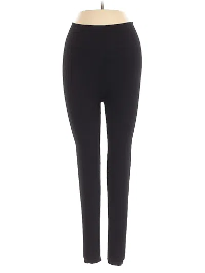 Pre-owned H&m Active Pants In Black