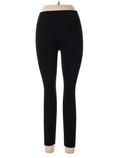 Pre-owned H&m Active Pants In Black