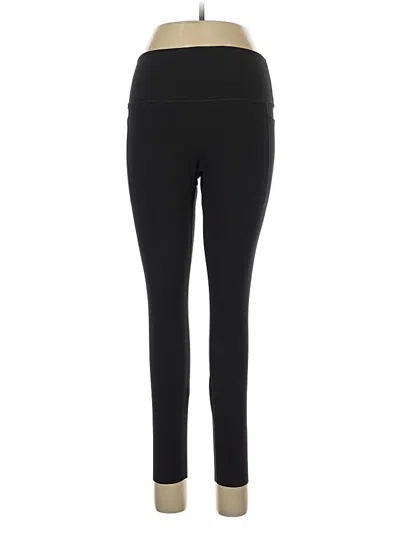 Pre-owned H&m Active Pants In Black