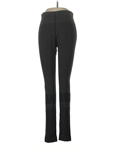 Pre-owned H&m Active Pants In Black
