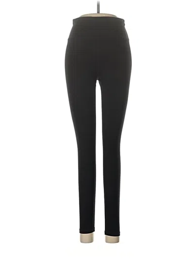 Pre-owned H&m Active Pants In Black